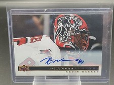 2020-21 UD SP Signature Edition Legends Canvas Kevin Weekes Carolina Hurricanes