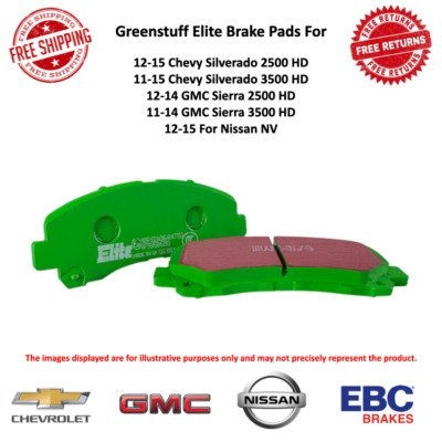 EBC Greenstuff Brake Pad Set Front For 2011-2016 Chevy / Nissan / GMC #DP61885