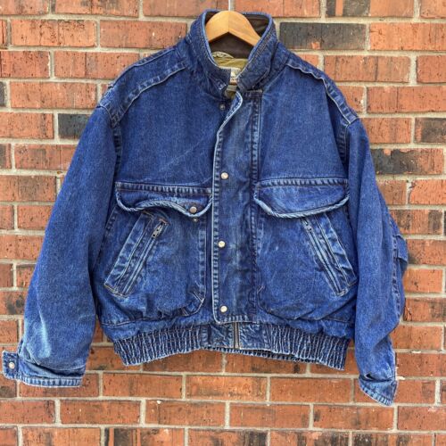 Vintage 80s LEVIS Western Wear Denim Jacket Size … - image 1