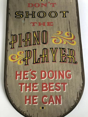 Vintage YORKRAFT INC. 1967 Wooden Hanging Sign - Picture 3 of 7