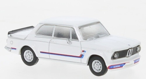 Brekina PCX870440 - 1/87 BMW 2002 Turbo, White/Decor, 1973 - New