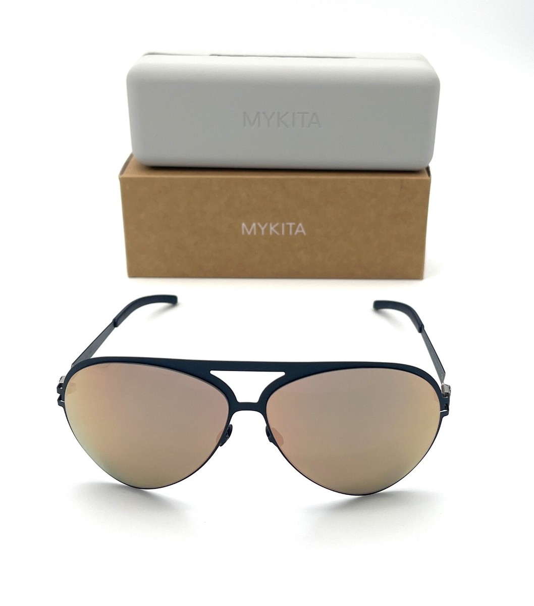 MYKITA & BERNHARD WILLHELM SEPP F65 Navy Blue/ Rose Gold