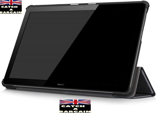 Custodia Hiosa per Huawei T5 10 PU pelle business folio 10,1" 2018 (D195) - Foto 3 di 6
