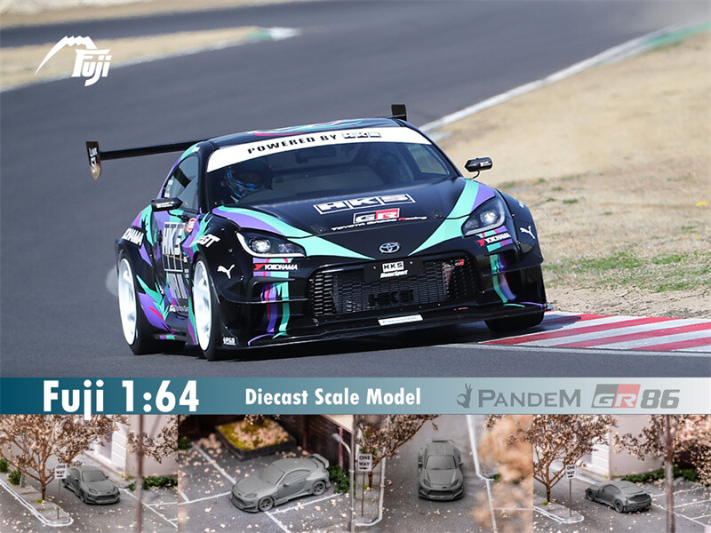 1/64 BRZ&86 Rocket Bunny V3 HKS 399台限定 Rocket Bunny V3 Style Wide Body Performance Kit For Toyota