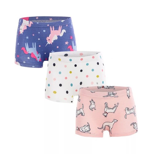 6er-Pack Kinder Mädchen Boxershorts 100 % gekämmt Baumwolle Boyshorts Höschen Baby Unterwäsche - Bild 38 von 48