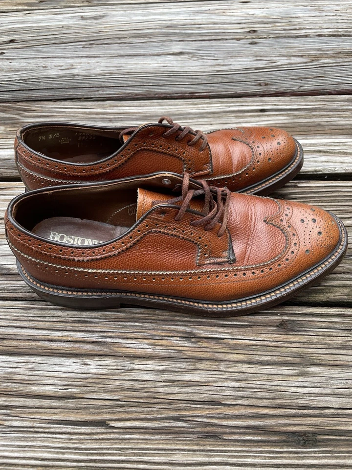 Zapatos Derby De Colección Bostonian Crown Windsor Marrón Ala Larga Duraderos para Hombres 7.5D/B Foto 3 de 4