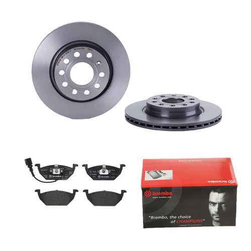 Bremsen Set Bremsscheiben BelüFtet + BeläGe Vorne FüR VW Golf 5 1K1 Golf 6 5K1-image