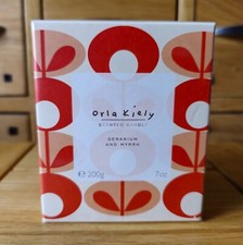 Image of Orla Kiely Geranium & Myrrh Scented Candle - RARE, NEW & SEALED 