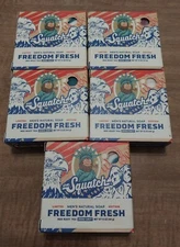 Dr. Squatch Limited Edition Freedom Fresh Zero Grit 5 Oz. Bar Soap - 5 Pack