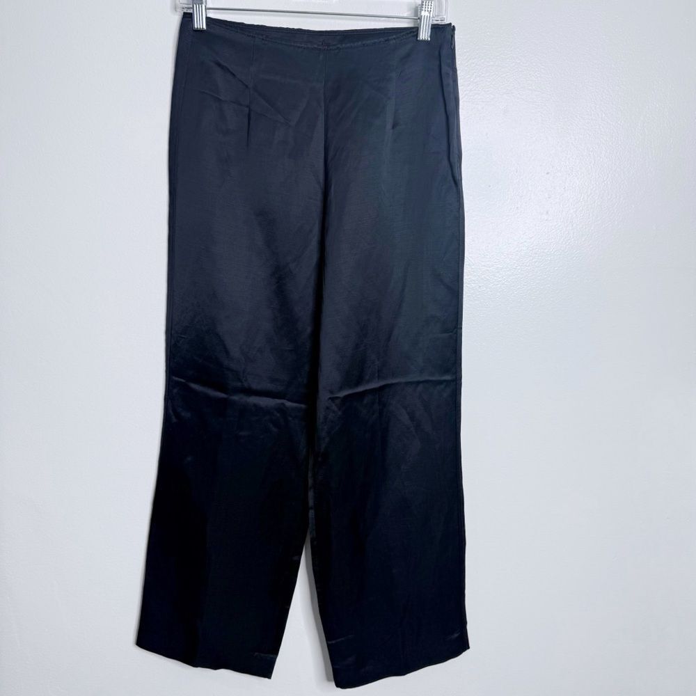 NWT Massimo Dutti Satin Wide Leg Cropped Co-ord Trousers