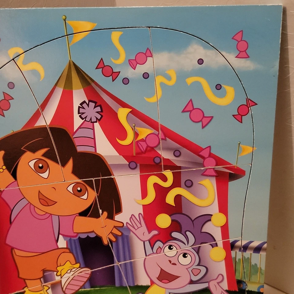 Rompecabezas de madera de 8 piezas Viacom Mattel Dora la Exploradora y Botas el Mono 2003 Foto 3 de 4