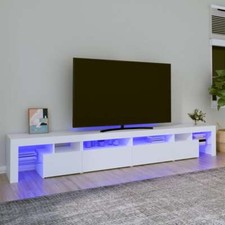 TV Schrank mit LED-Leuchten Lowboard Fernsehschrank TV Möbel Fernsehtisch vidaXL