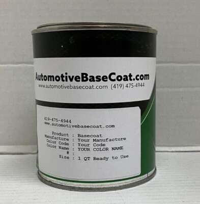 BMW Basecoat Paint Ready to Spray PICK YOUR COLOR  - 1 Quart