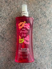 Body Fantasies Signature Pink Vanilla Kiss Fantasy Body Spray 8 oz