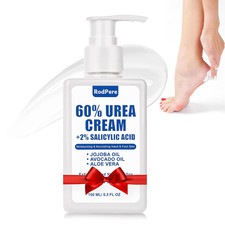 Urea Cream 60 for Feet Maximum Strength, Urea Foot Lotion with 2 Salicylic Aci