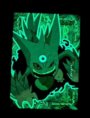 2025 POKEMON HALLOWEEN TRICK OR TREAT Prisma Card #S4 MEGA GENGAR