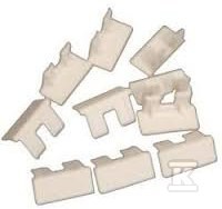 Label board white for sockets series 95.03/05 095.00.4/10pcs - Image 2