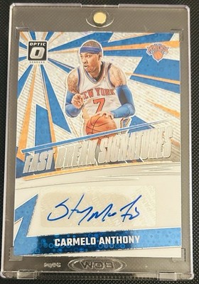 2024-25 Panini Donruss Optic - Fast Break Signatures Carmelo Anthony #FBS-1 (AU)