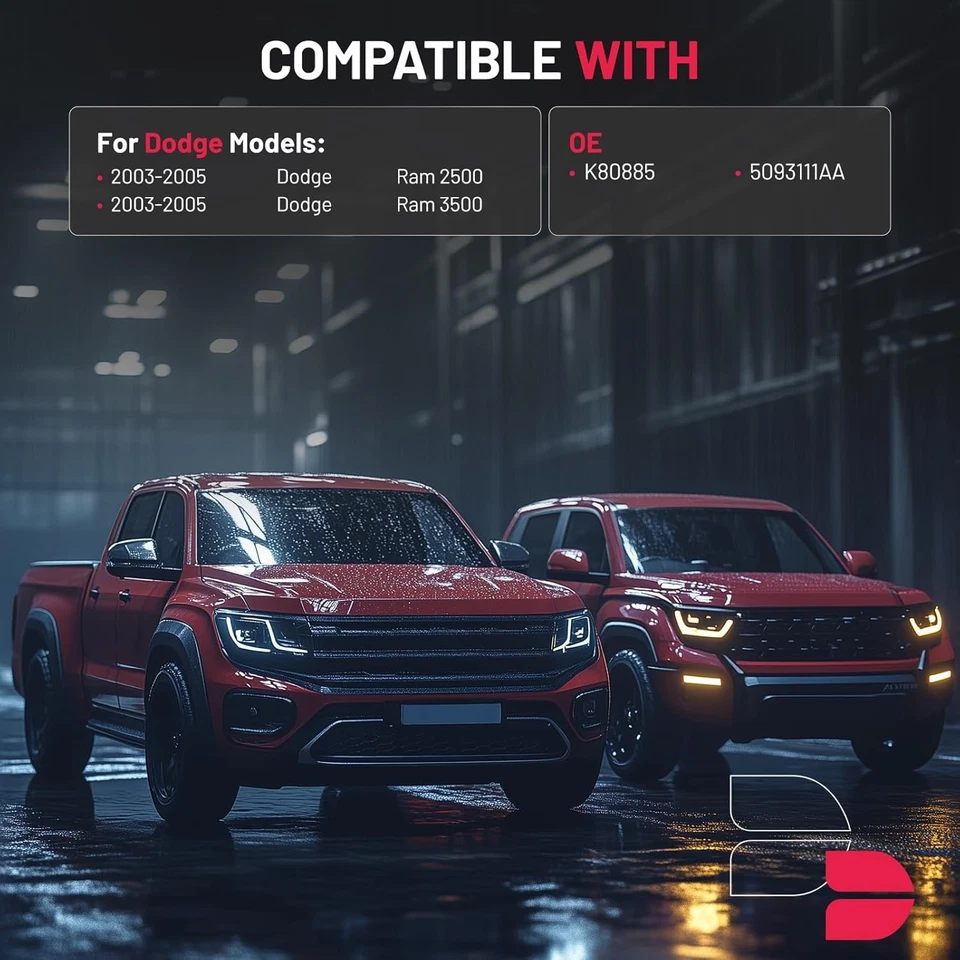 Juego de eslabones estabilizadores de barra estabilizadora delantera para Dodge Ram 2500 Ram 3500 2003-2005 4x4 Foto 2 de 4