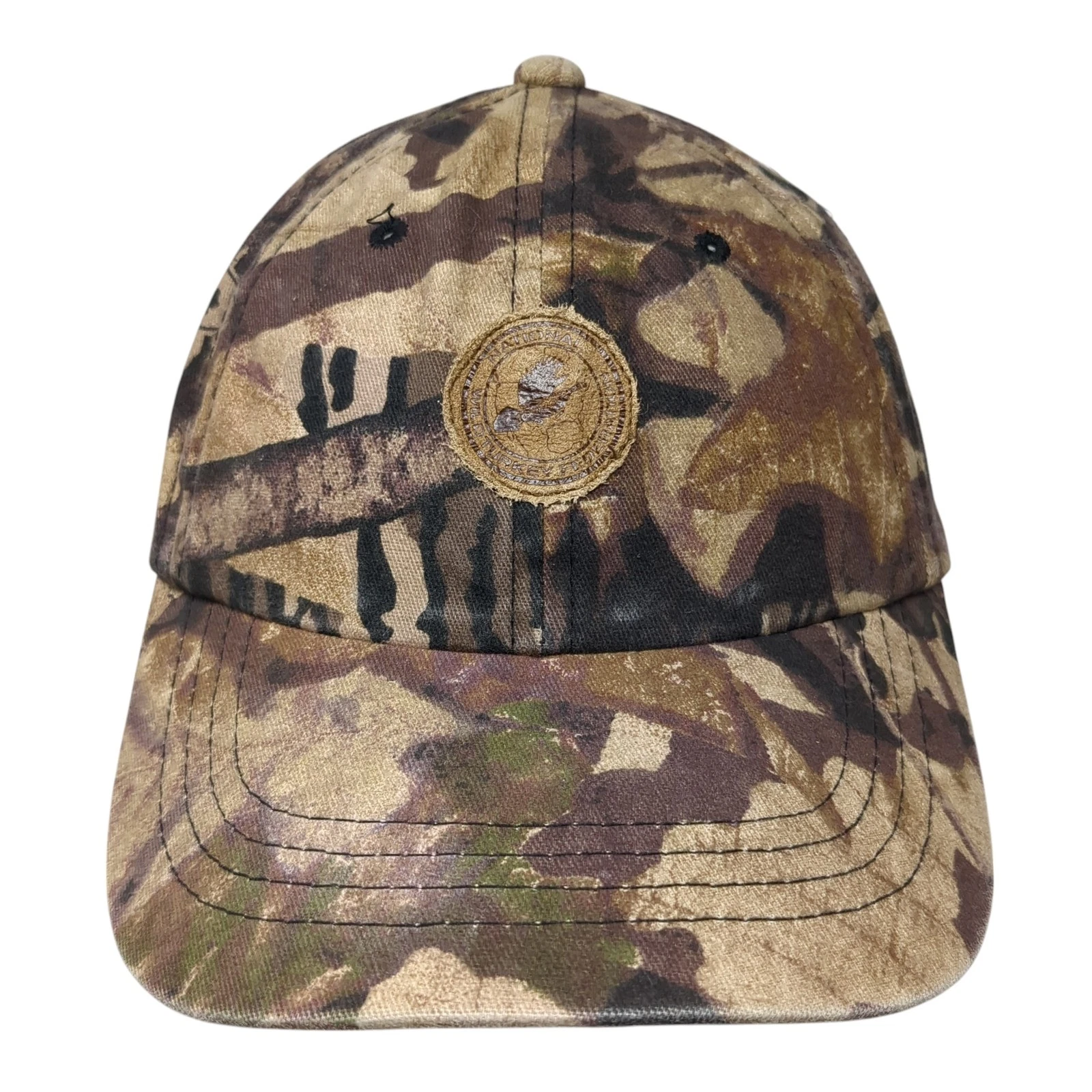 Signatures Patch Slideback Hat Multicolor One Size Camo Hunting Outdoor