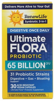 Renewlife Digestive Probiotic 65 Billion Cfu 30 Capsules