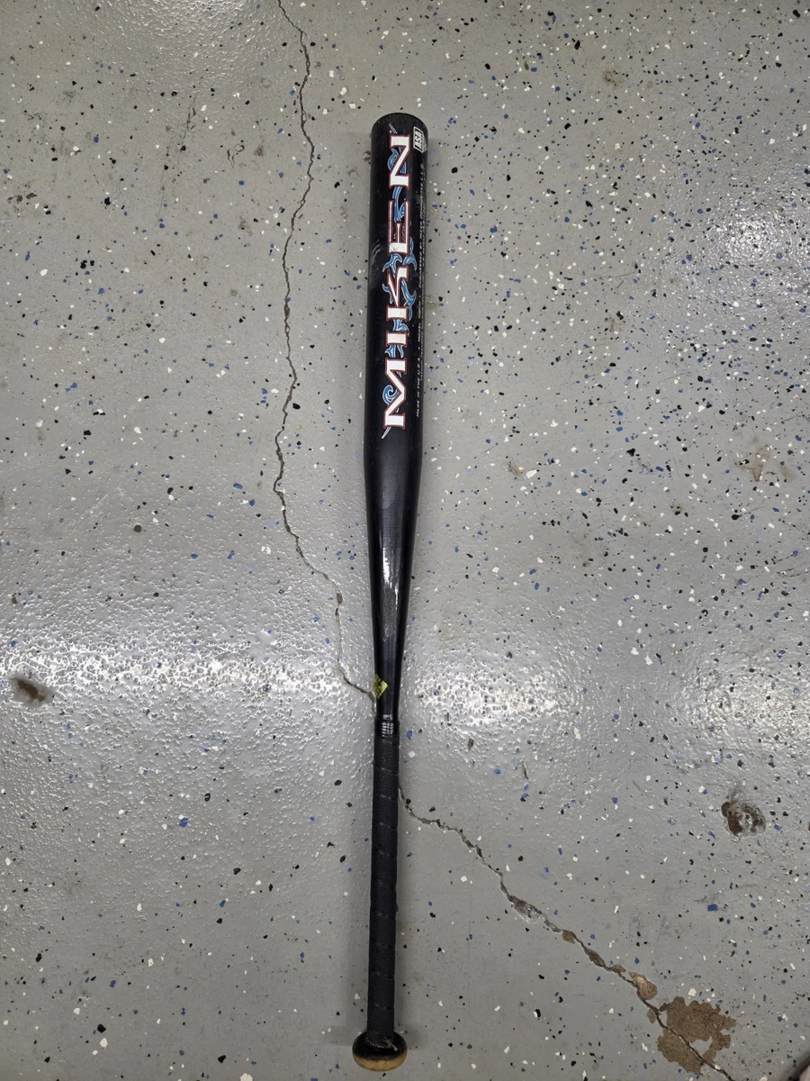 Bate de softbol para adultos Miken Freak Series USSSA 1,20 BPF negro/azul/naranja/blanco