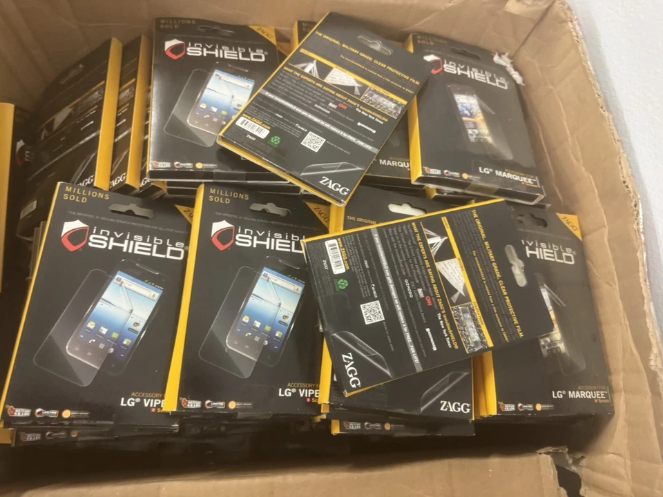LOT of 100 ZAGG Invisible Shield/ Screen Protectors for LG Marquee and LG Viper - Image 4 of 4