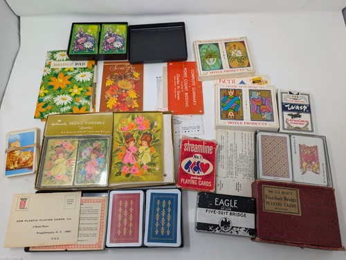Eagle Vintage Playing Cards Five Suit Bridge + a bunch of other bridge stuff