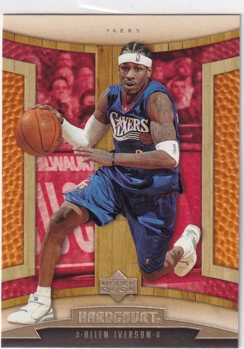 2006-07 UPPER DECK HARDCOURT ALLEN IVERSON PHILADELPHIA 76ERS #75 NBA z7228-13