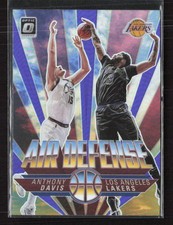 2021-22 Donruss Optic #2 Anthony Davis Air Defense Purple Los Angeles Lakers (F)