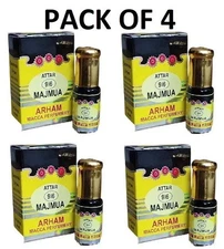 4X Attar MAJMUA BOUQUET by Arham Aromatic; Real, Organic & Long Lasting Unisex