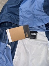 New The North Face Ventacious Windbreaker Jacket Size XL Blue Grey And White