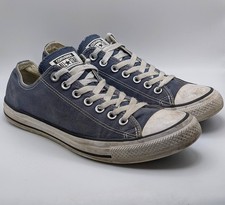 Converse All Star Sneakers Blue Size Men  s 9 Womens 11 Chucks Low Top CTAS