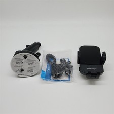 15W Auto Clamping Fast Wireless Car Charger Mount Phone Holder Black
