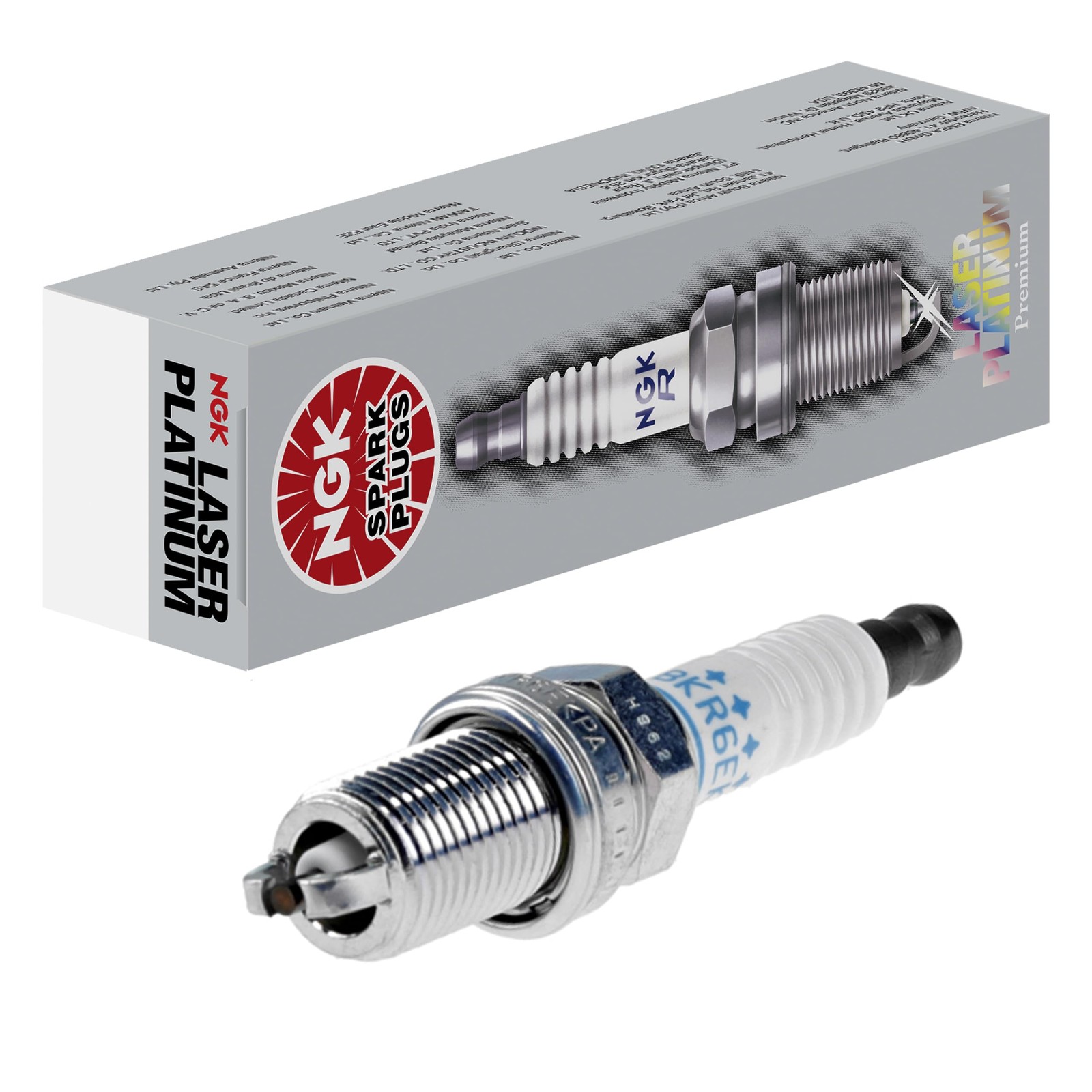 Bougie d'allumage Laser Platinum BKR6EKPA 2513 anti surconsommation