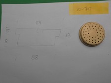 Pasta Die Spaghetti 2,5mm 64x58x13mm