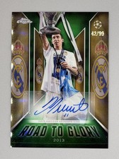 2025-26 Topps Chrome Road To Glory Ángel Di María #RTG-ADM Green 42/99