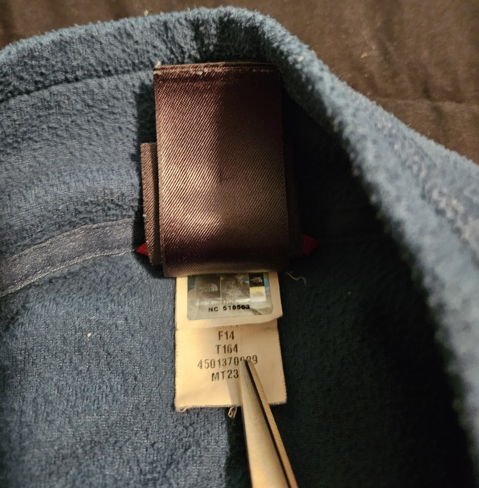 The North Face Men's 1/2 Zip Pullover Fleece Sweatshirt Blue/Teal Size 2XL  thumbnail 5