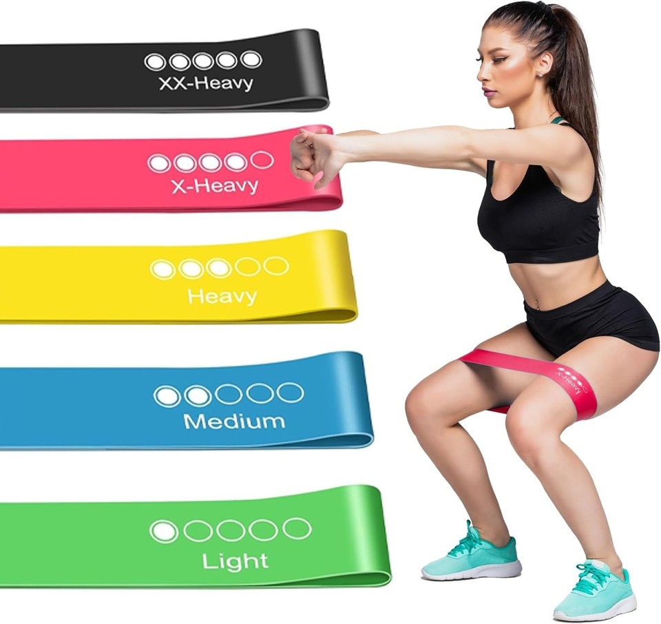 Bandas de resistencia ejercicio deportes bucle fitness gimnasio en casa yoga látex conjunto o individuales