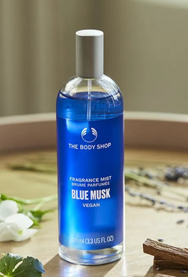 NEU!!! The Body Shop Blue Musk Fragrance Mist Vegan 100 ml