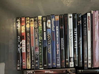 DVD Collection Mixed, 60 DVD 3 Blu Ray Movies, Good condition (See Photos)