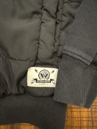 Kids 8-10 Shaun White Lightweight Jacket Black and Gray - Picture 2 of 10