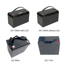 12V 17Ah 55Ah 100Ah Battery Box Case for LiFePO4 18650 32650 Energy Storage