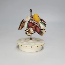 Candle Topper Capper Our America Stay On Tops Winter Snowman Carousel