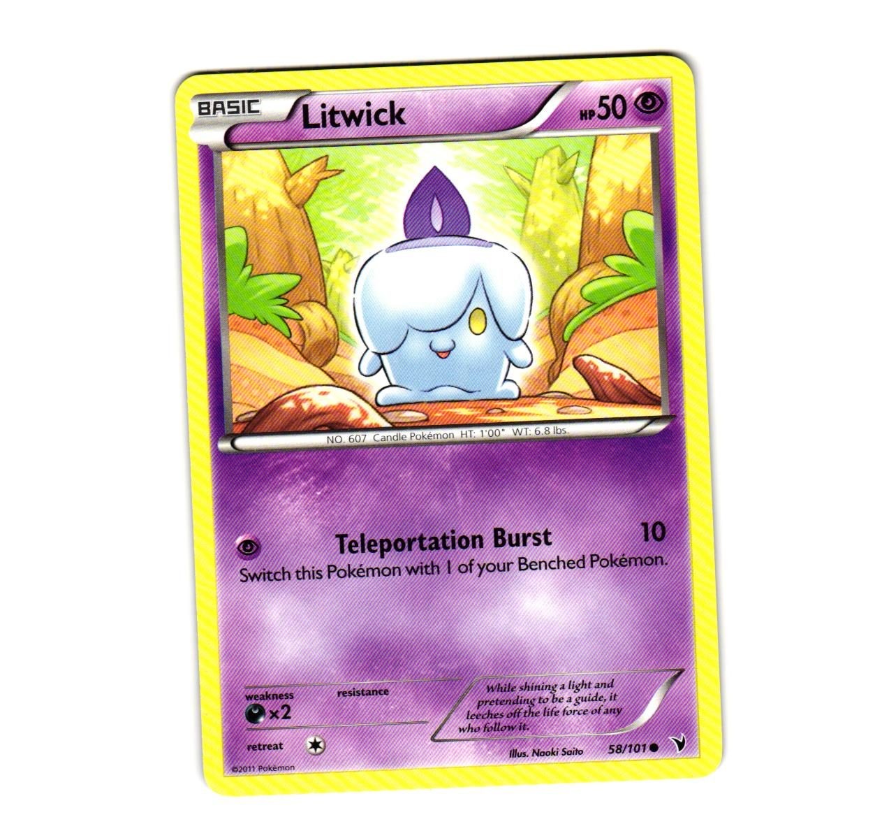 Litwick (58) 58/101 Noble Victories NM