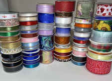 Craft Ribbon Lot of 60 Various Sheer Grosgrain Celebrate IT Offray - New  Used