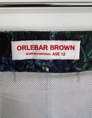 Pantalones Cortos de Natación Orlebar Marrón Niños Niños Russel Wild Multicolor Floral Edad 12 - Imagen 13 de 15