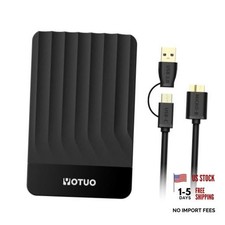 750GB External Hard Drive, Portable Storage Expansion HDD, USB 750 GB Black