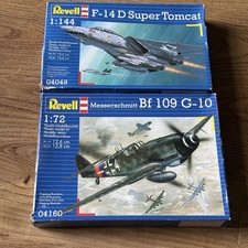 Revell Model Plane Kits - Super Tomcat & Messerschmitt - 04049 & 04160 Boxed New