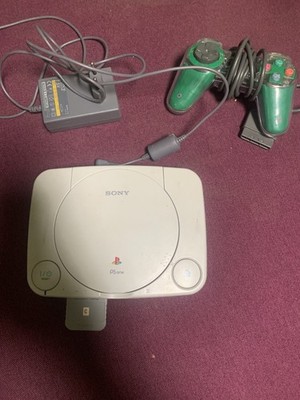 PS1 - Sony PlayStation PSOne Slim Konsole mit Controller und Memory Card